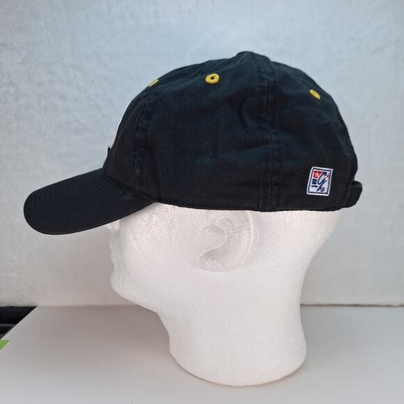 Iowa Hawkeyes NCAA Black Adjustable Strapback Dad Hat Cap The Game - Picture 3 of 9